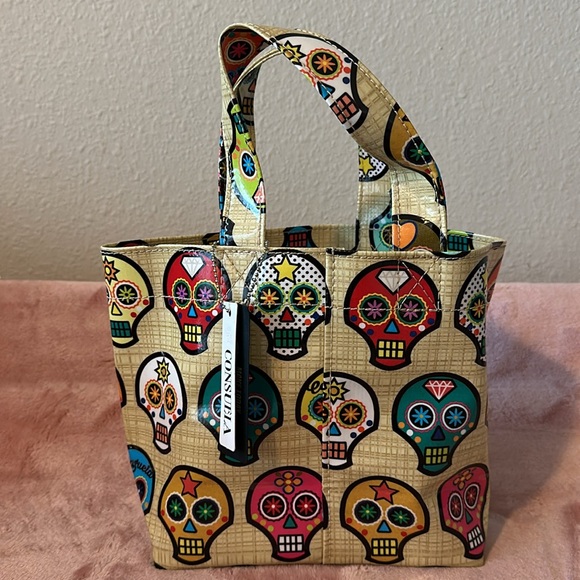 Consuela Sugar Skull tote / mini bag … NWT - Picture 3 of 16